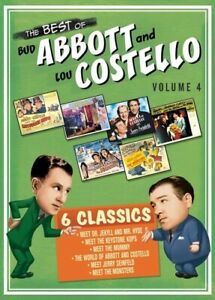 The Best of Bud Abbott and Lou Costello: Volume 4 (DVD) FACTORY SEALED 6 Movies