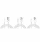 3 PACK - USB Cable For Apple iPhone 6s 7 8 Plus X XR Wall Charger OEM Quanlity