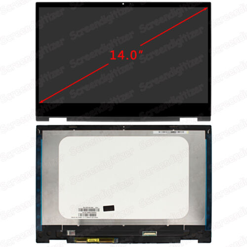 For HP Pavilion X360 14M-DW0023DX 14M-DW1023DX FHD LCD Touch Screen Assembly 14
