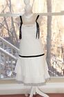 ❤️ Girls MISS GRANT Couture White Layered Ruffle Pleated Dress; Size 38