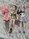 EVER AFTER HIGH dolls Cupid, Dutchess and Boy Doll Hunter Huntsman Not Complete