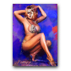 Pamela Anderson #101 Art Card Limited 20/50 Edward Vela Signed (Movies Actress)