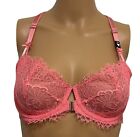 Victoria's Secret Dream Angels Push Up Without Padding Bra  Coral  36C  NWT