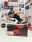 Size 9.5 - Air Jordan 1 Retro OG NRG High Gold Toe pre owned very good condition