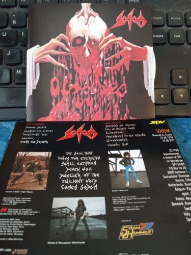 SODOM CD - Obsessed By Cruelty - 1986 - CLASSIC THRASH METAL from GERMANY