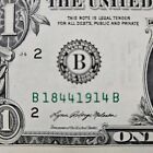 $1 Birthday Note One Dollar Bill 18441914 Uncirculated (Trailing  1914 )