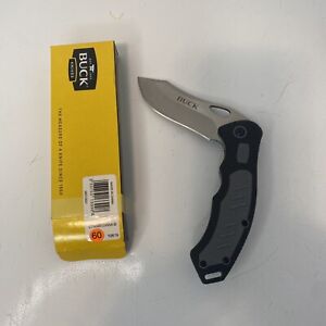 NEW 2022 Black & Gray Buck Exert 0780BKSWM-B Liner Locking Knife W/Clip NIB