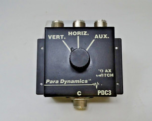 Para Dynamics PDC3 CO-AX Antenna Selector Switch - Used Untested