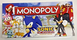 Sonic The Hedgehog Collector's Edition Monopoly Game  2012