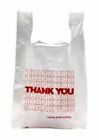 NEW 100 ct PLASTIC SHOPPING BAGS T-SHIRT TYPE GROCERY WHITE SMALL SIZE BAGS.