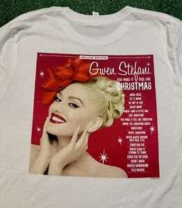 VTG Gwen Stefani Shirt No Doubt Christmas Album Britney Spears Bjork Sade RARE