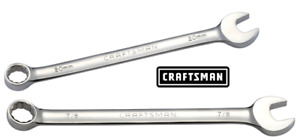 NEW Craftsman Combination Wrenches POLISHED SAE/MM 12pt Any Size standard length