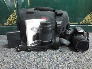 Canon EOS Rebel T6i / 750D DSLR Camera EF-S 18-55mm and 75-300mm III Lens