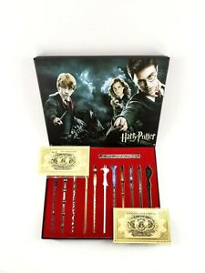 New Harry Potter New Edition Magic Wands w/ 2 Tickets Cards Great Gift Box Set