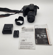 Sony Alpha ILCA-A77 II Digital SLR Black Camera Sima DC 18-250mm Lens + 2 batter