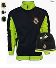 Real Madrid Officially Licensed Zipper Soccer Jacket with Beanie combo