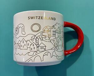 RARE STARBUCKS COFFEE MUG - SWITZERLAND 🇨🇭 CHRISTMAS 🎄