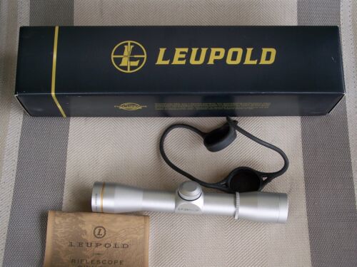 Leupold FX-II 4x EER Pistol Scout Rifle Scope ~Silver~NIB 58760