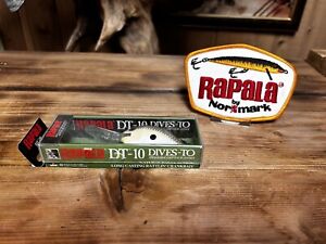 Vintage Rapala DT-10 Color DS Walleye Bass Fishing Lure