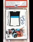 Devin Funchess RC 2015 NATIONAL TREASURES Rookie Patch Auto /17 Jersey 1/1 PSA 9