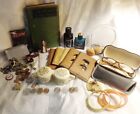 New ListingVintage JUNK LOT COINS, S & P SHAKERS, 1919 BOOK, EMPTY PERFUME BOTTLES & MORE