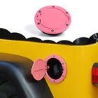 Fuel Tank Door Gas Cap Cover Trim Pink For 1997-06 Jeep Wrangler TJ Accessories (For: Jeep Wrangler)