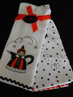 Carnival Cottage Johanna Parker & MAGENTA Halloween Witch Teapot Tea Towels-NWT