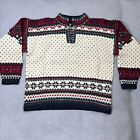 Dale Of Norway Sweater Women S Multicolor Wool Pullover Clasp Nordic Mock Neck