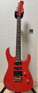 CHARVEL MODEL D RED Stratocaster type electric guitar with case made in Japan