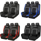 For Honda Luxurious Leather Car Seat Covers Full Set Front & Rear 5-Seat Cushion