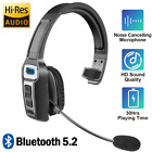 Wireless Trucker Bluetooth Headset With Noise Cancelling Mic For Phones PC