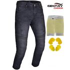 RIDERACT® Motorcycle Jeans for Men Reinforced Denim Jeans Motorbike Riding Pant