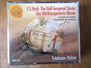 New ListingBach - The Well-Tempered Clavier / Richter / RCA GD 60949 / Ed2 4CD Germany 1995
