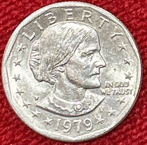 Hard to Find FG 1979-P Susan B Anthony Dollar RARE REPUNCHED MINT MARK ERROR