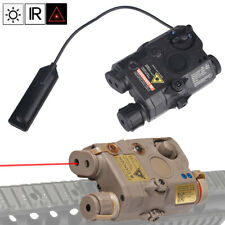 LA-PEQ-15 Integrated Red Laser IR Pointer Tactical Airsoft Light Device