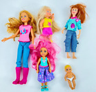 Lot of 5 Barbie Stacy Chelsea Dolls, Breyer Abigail Dolls and Simba Steffi