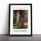 The Accolade By Edmund Leighton Wall Art Print Framed Canvas Picture Poster