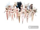 Barbie Dolls 90s Used Lot of 12, One is Christie Brinkley