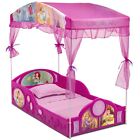 Disney BB81462FZ-1097 Princess Kids Plastic Storage Toddler Bed, Pink