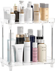 New ListingBathroom Organizer Countertop, 2-Tier Vanity Tray Corner Shelf for Makeup Cosmet