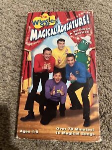The Wiggles: Magical Adventure A Wiggly Movie (VHS, 2003) w/ Rare Sticker Label!