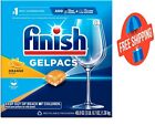 New ListingFinish All in 1 Gelpacs Orange, Dishwasher Detergent Tablets 84 count