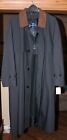 VINTAGE PERUSAL LONG TRENCH COAT w/ZIP OUT LINER MENS SIZE 44S NWT BLACK