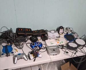 MASSIVE lot Of Video Game Consoles, Controllers, And Cords, Atari - For Parts