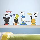 Rmk3579scs Mickey And Friends Peel And Stick Wall Decals With Dry Erase