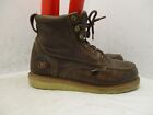 Hawx Mens Brown Soft Toe Lace Up  Work Boots Style BHXOORPW1 size 12 D
