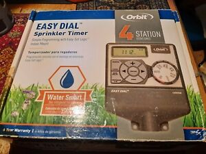 New ListingOrbit 4-Station Irrigation Timer - Easy Dial