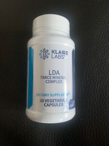 Klaire Labs LDA Trace Mineral Complex - 30 Caps - 11 Trace Elements w/ TRAACS