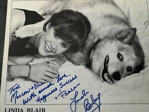 Linda Blair Signed Photograph To Mancow