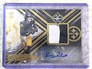 New Listing2022 panini limited kenny pickett rookie patch auto /99 steelers rc